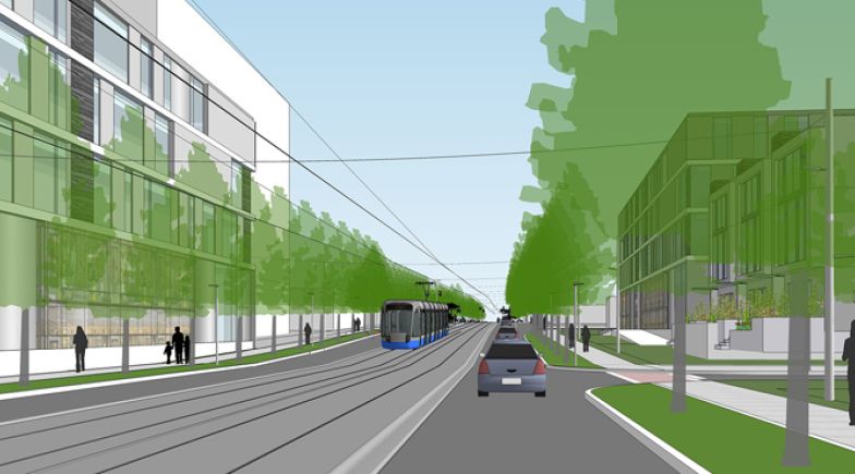 Visual design for Surrey Rapid Transit Line